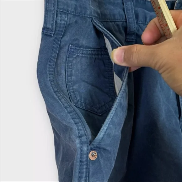 Edwin 55 Chino French Twill Pants 10 Oz Ultra Marine Mens W32 L33 Navy Blue - Picture 5 of 16